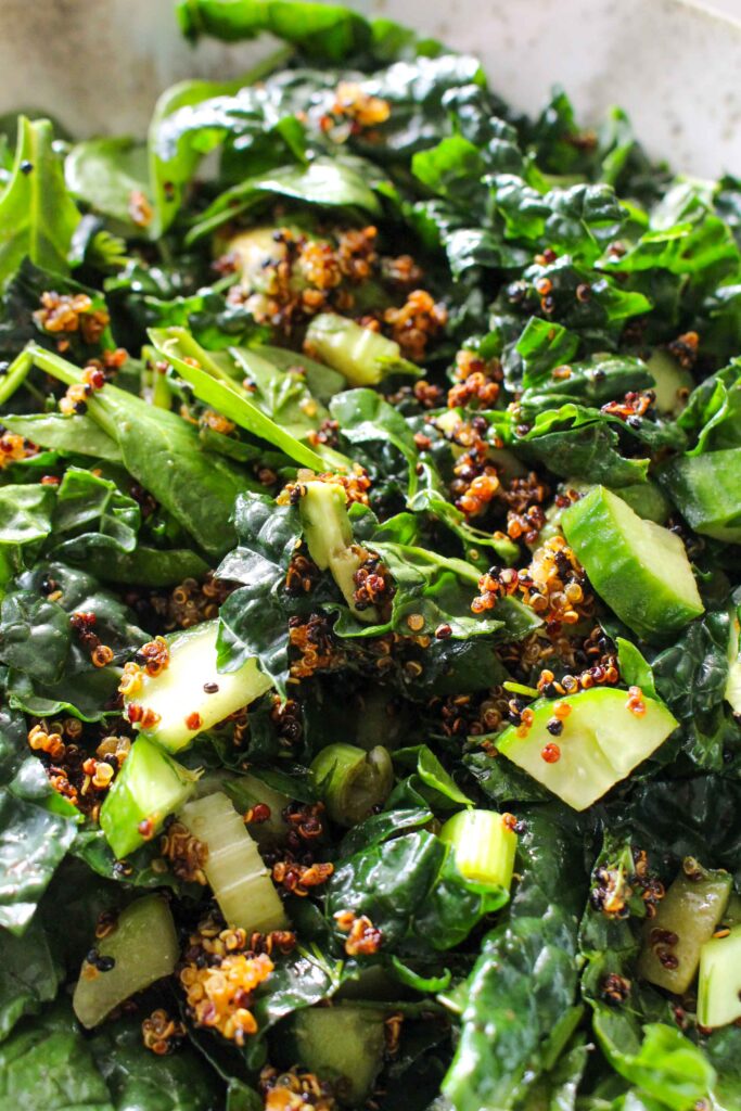 Crispy Quinoa Kale Salad