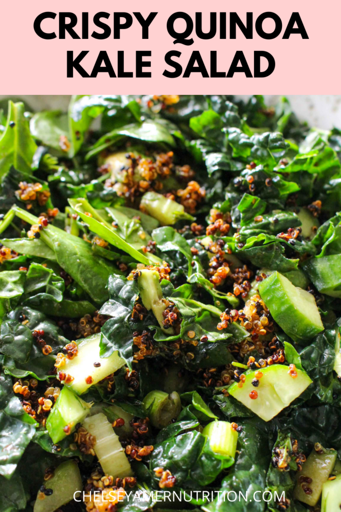 Crispy Quinoa Kale Salad