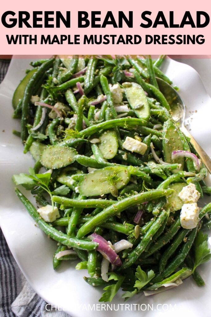 Green Bean Salad with Maple Mustard Dressing 