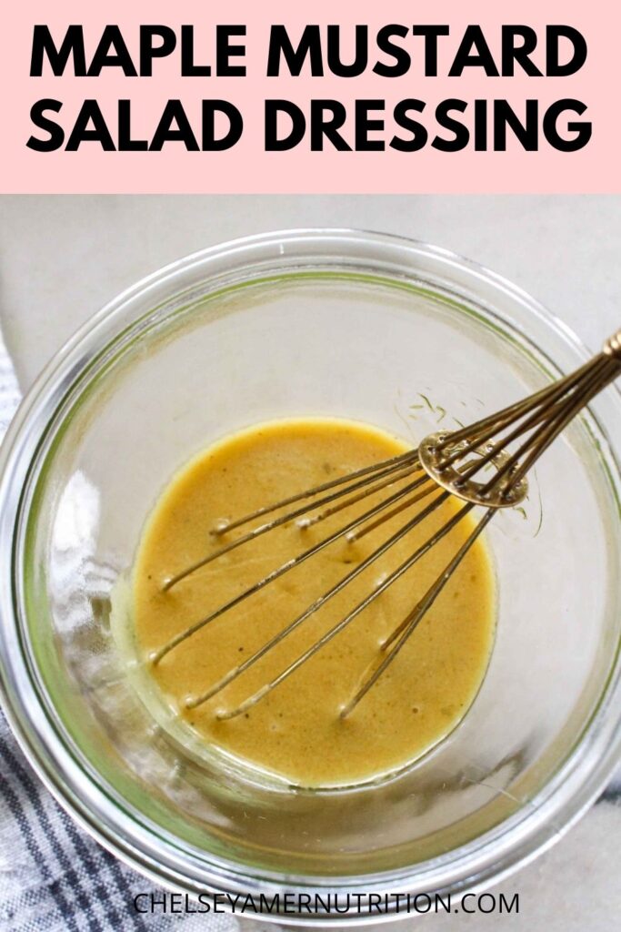  Maple Mustard Dressing