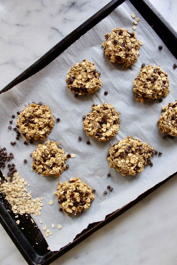  Vegan Chocolate Chip Oatmeal Cookies 