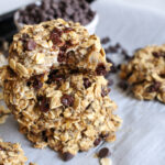 Vegan Chocolate Chip Oatmeal Cookies