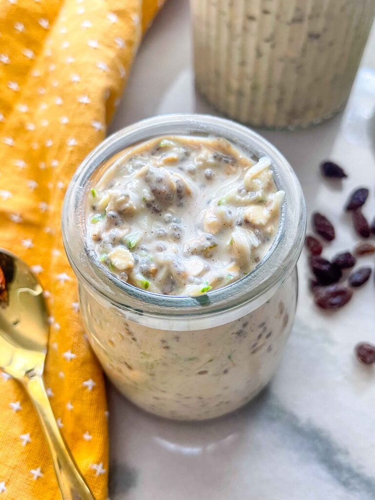 Zucchini Bread Overnight Oats