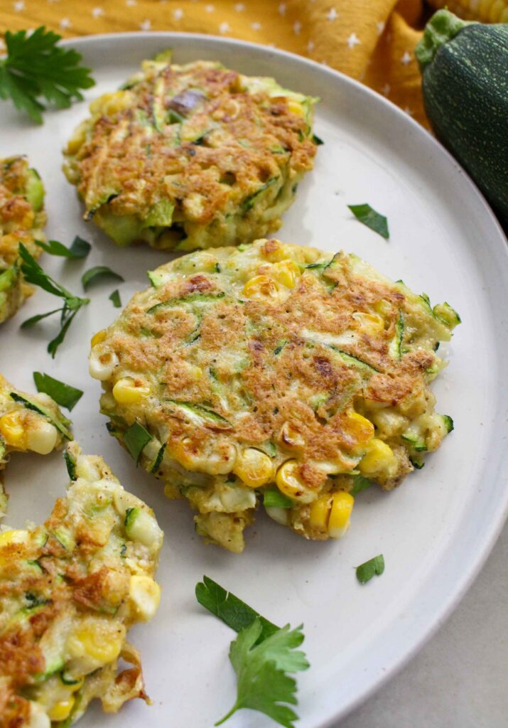 Zucchini and Corn Fritters
