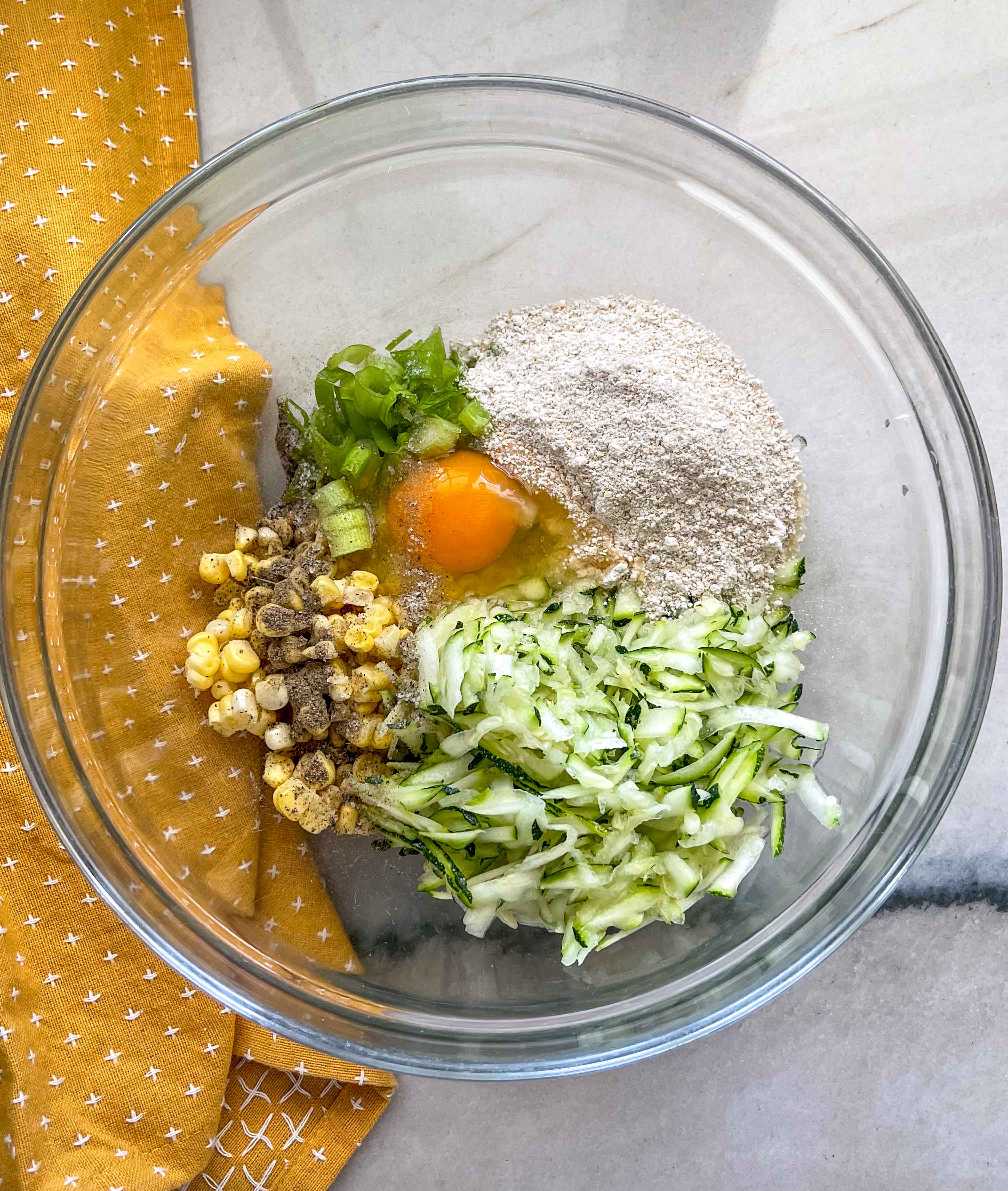 Zucchini and Corn Fritters