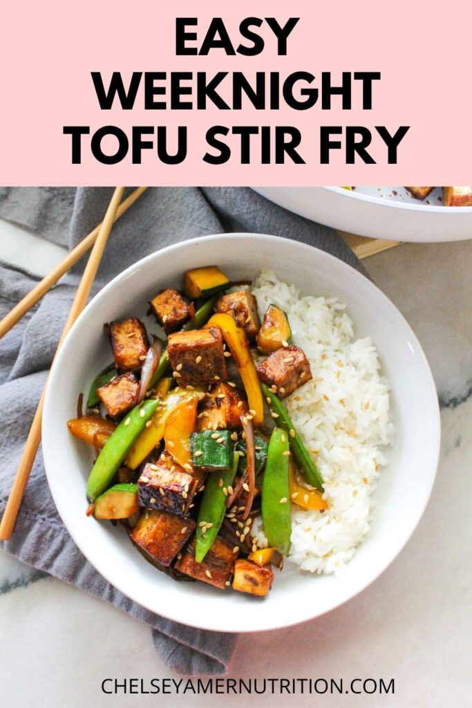 Snap Pea Tofu Stir Fry
