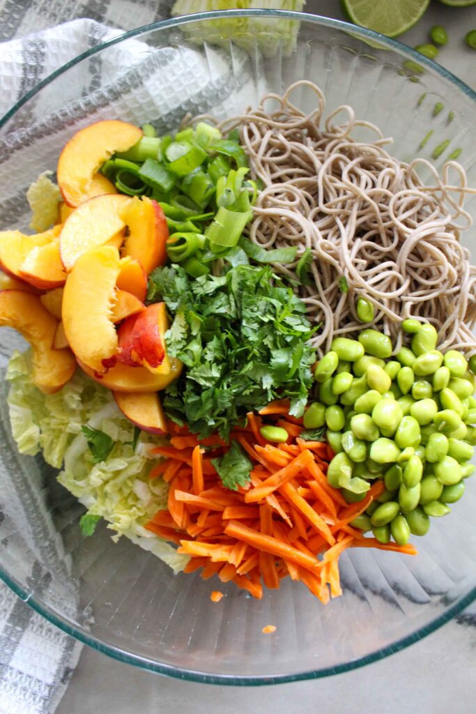 Cold Soba Noodle Salad with Edamame