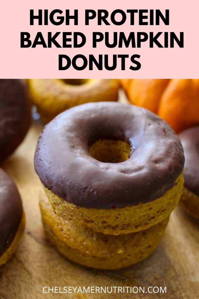 Healthy Baked Pumpkin Protein Donuts