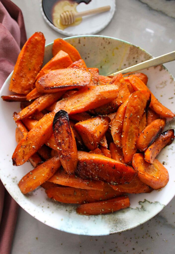 Balsamic Roasted Carrots | Easy Holiday Side Dish