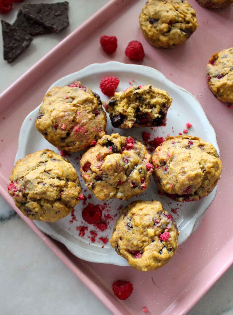 Dark Chocolate Raspberry Muffins