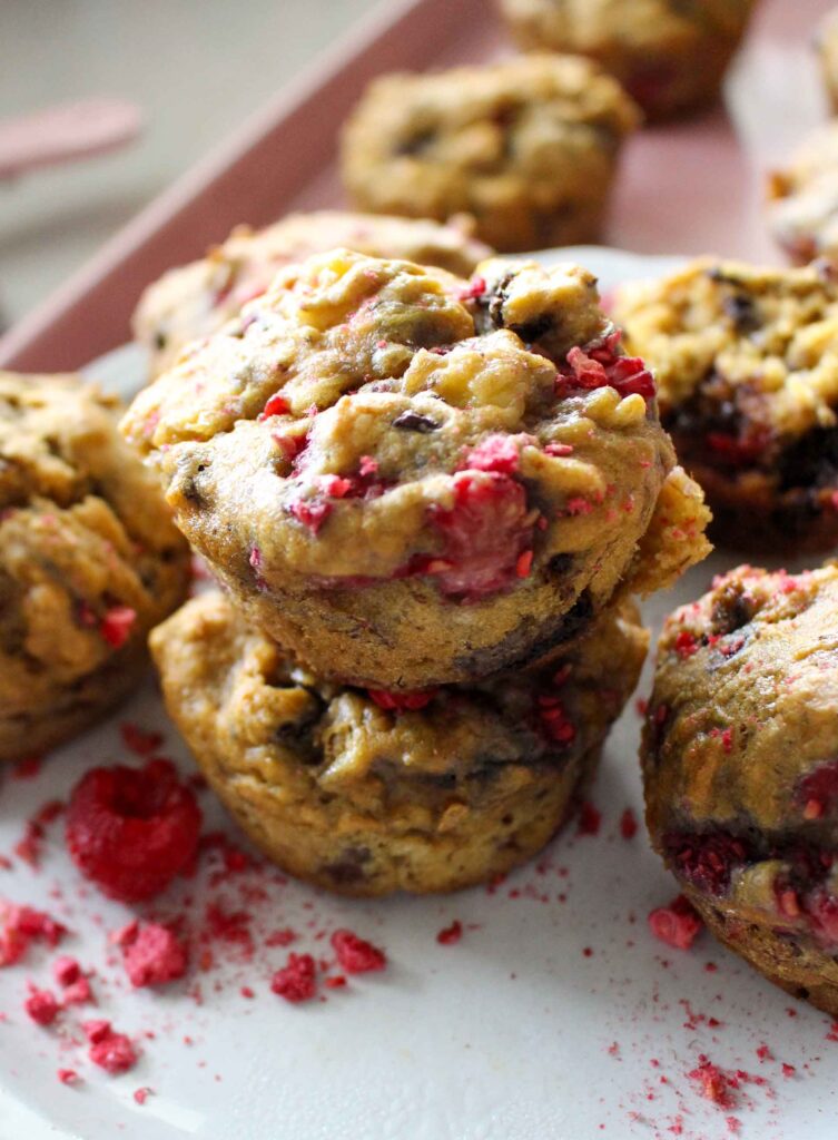 Dark Chocolate Raspberry Muffins