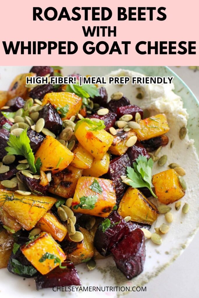 Roasted Beets with Whipped Goat Cheese