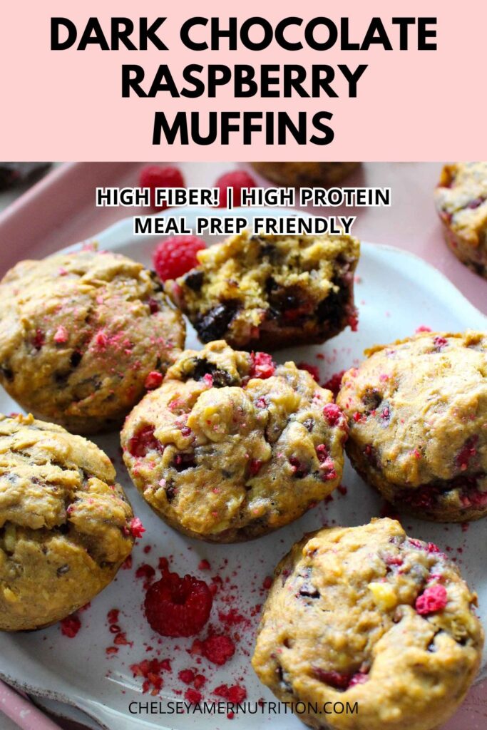Dark Chocolate Raspberry Muffins