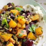 Roasted Beets with Whipped Goat Cheese