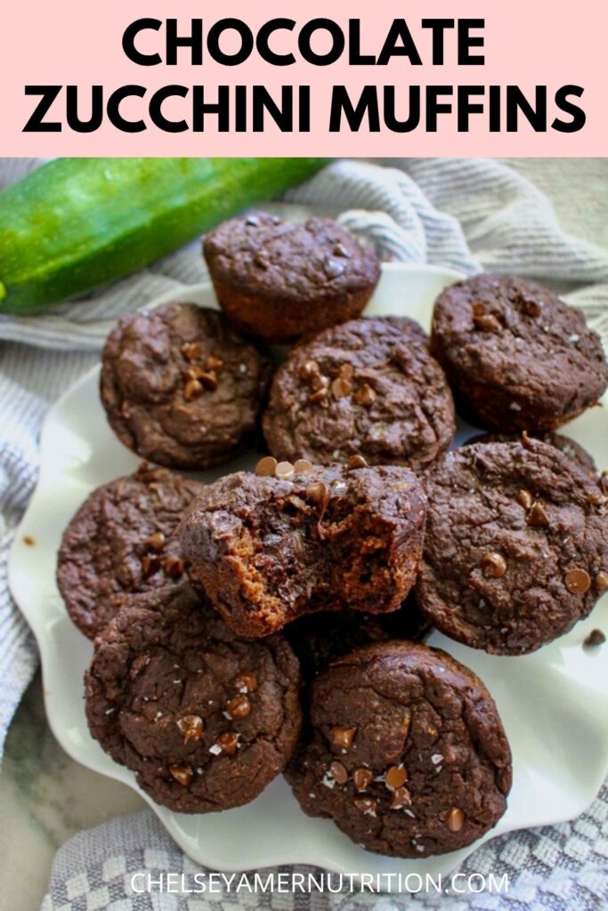 Egg-Free Chocolate Zucchini Muffins