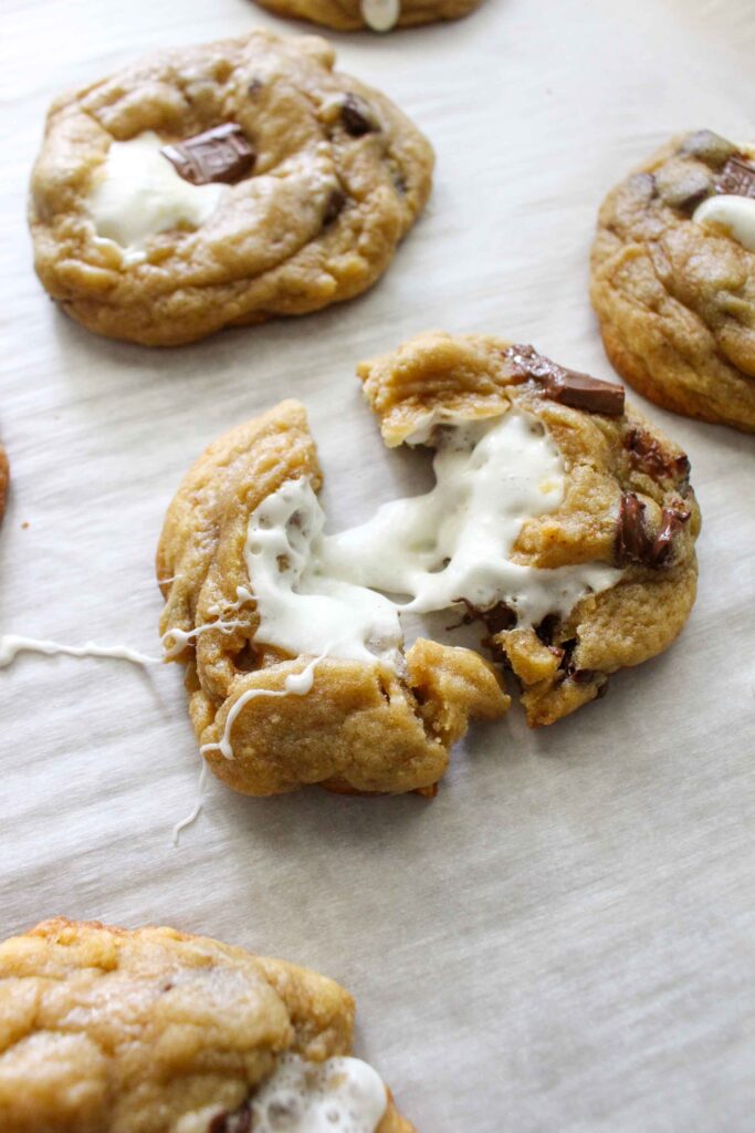 The BEST S’mores Cookies Ever