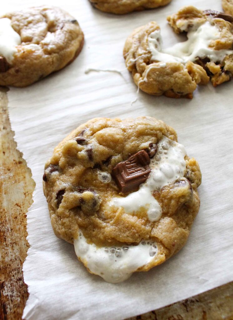 The BEST S’mores Cookies Ever